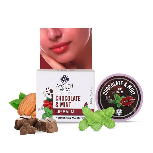 Ayouthveda Chocolate & Mint Lip Balm