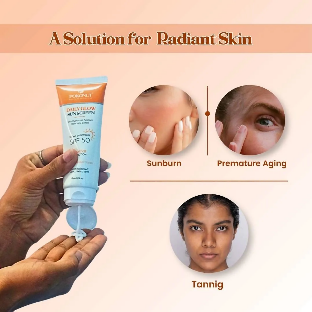 Pokonut Natural Sunscreen SPF 50 with UVA+UVB protection