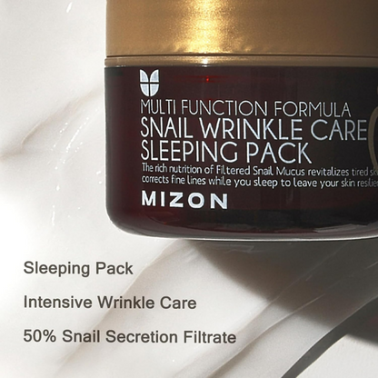 Mizon Snail Wrinkle Care Sleeping Pack Overnight Mask