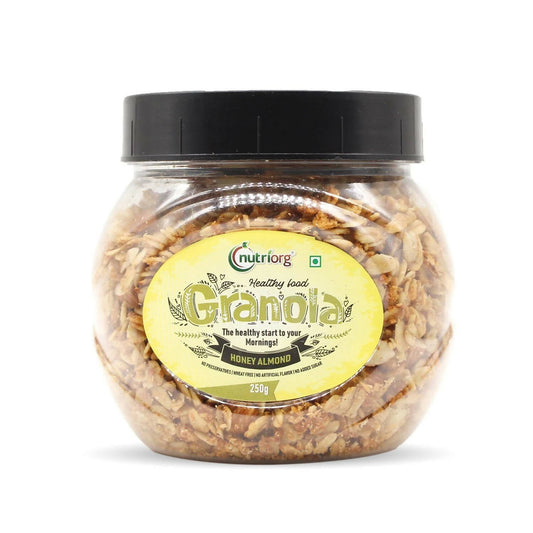 Buy Nutriorg Crunchy Granola Honey & Almond Flavor from DrMediCart, Ship from India to USA