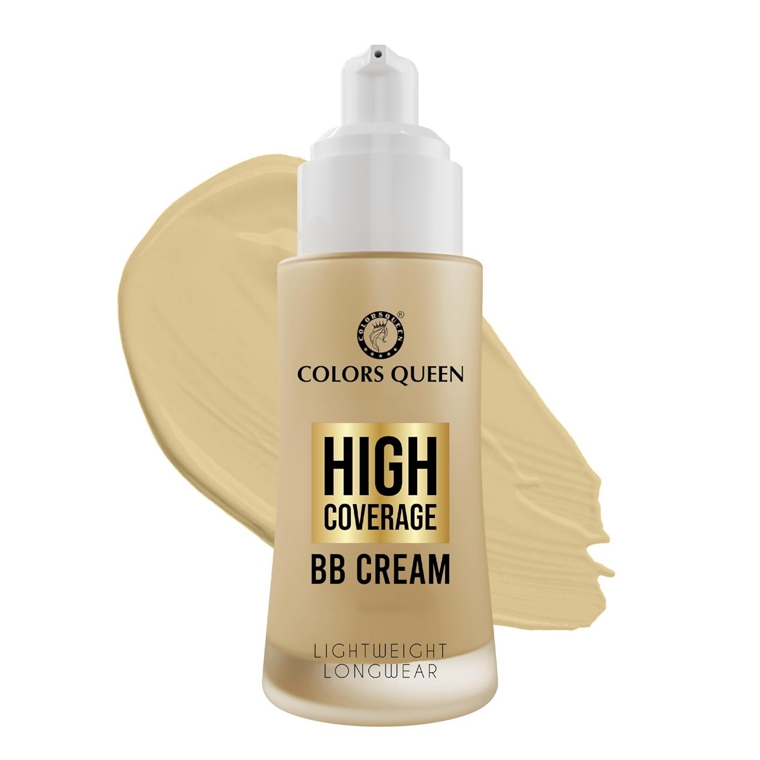 Colors Queen High Coverage BB Cream Foundation - Natural Beige