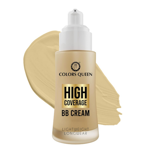 Colors Queen High Coverage BB Cream Foundation - Natural Beige