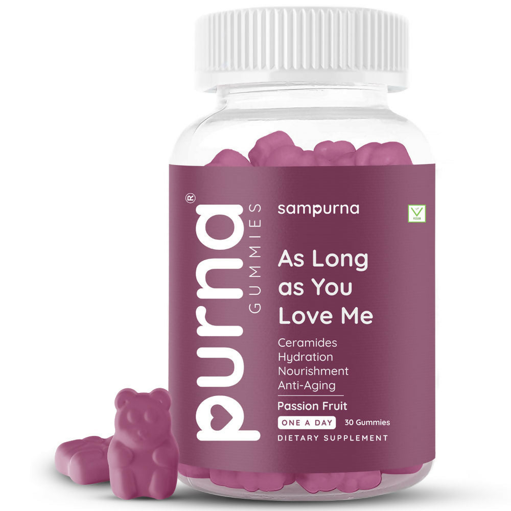 Purna As Long As You Love Me Ceramides Gummies - Passion Fruit