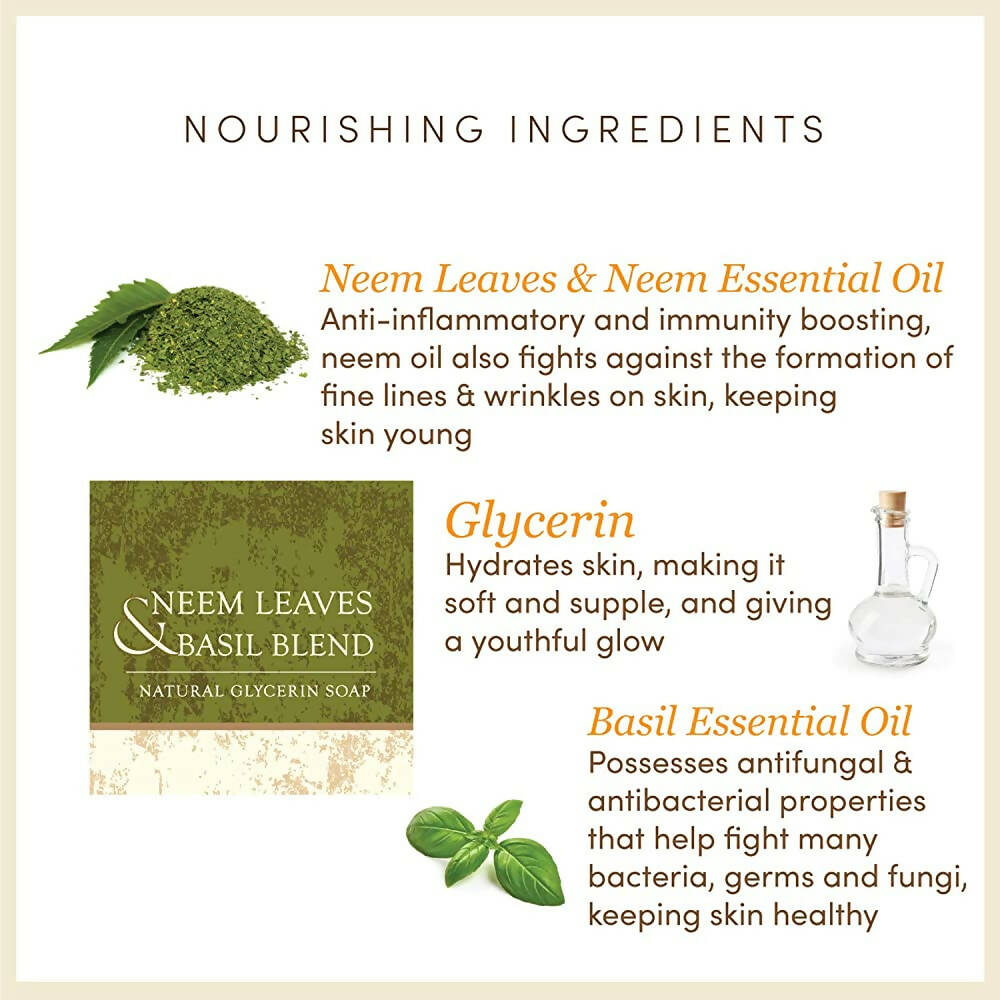 The Earth Reserve Neem Leaves & Basil Blend Soap