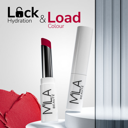 Mila Beaute 24 Hr Non-Transfer Matte Locked-In Lipstick -Baked Brick