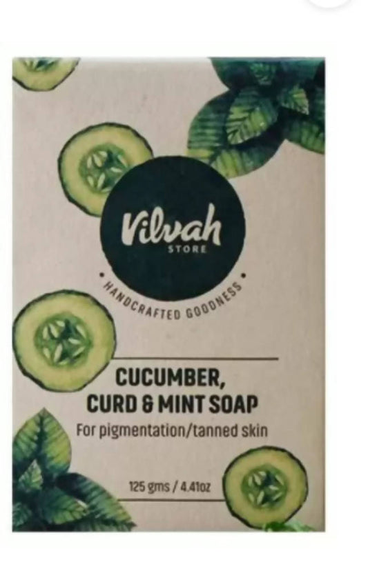 Buy Vilvah Cucumber, Curd & Mint Soap from DrMediCart, Ship from India to USA