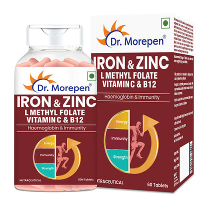 Buy dr morepen iron zinc tablets from DrMediCart, Ship from India to USA