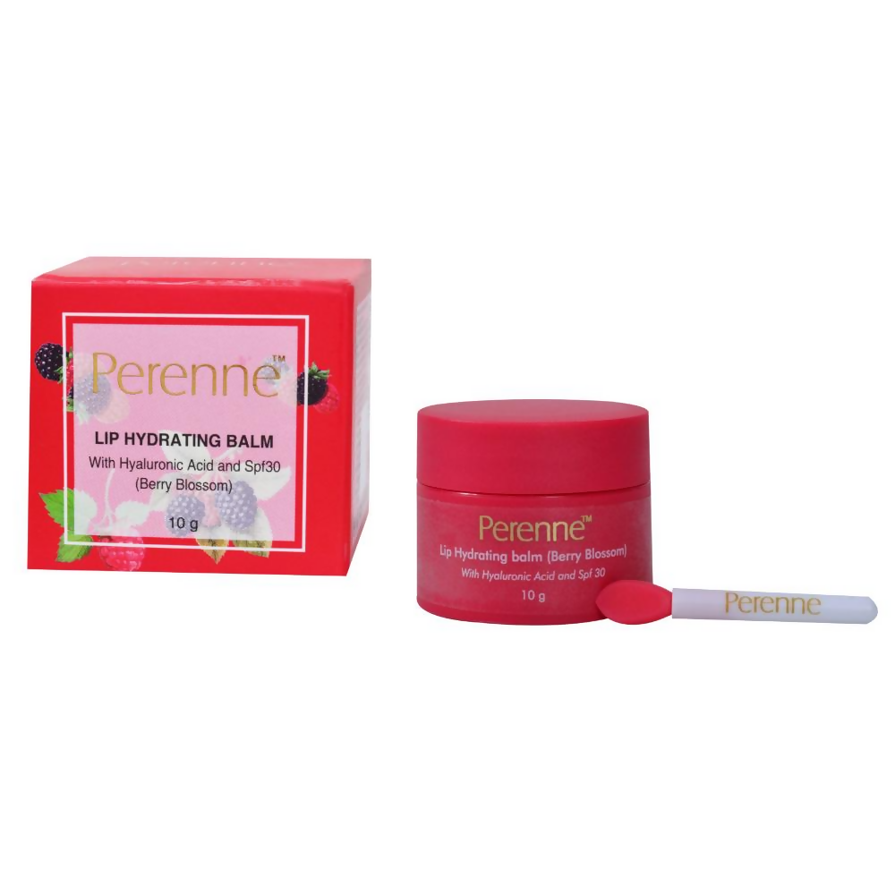 Perenne Lip Hydrating Balm With Hyaluronic Acid & SPF 30 - Berry Blossom