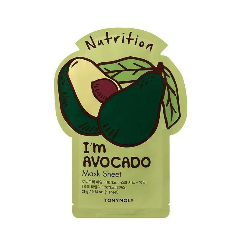 Tonymoly I'M Avocado Mask Sheet - Korean Skincare