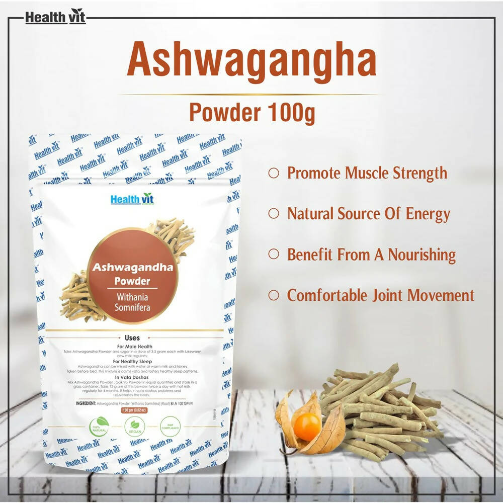 Healthvit Natural Ashwagandha Powder