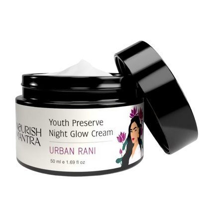 Nourish Mantra Urban Rani Face Night Glow Cream Youth Preserve with Retinol