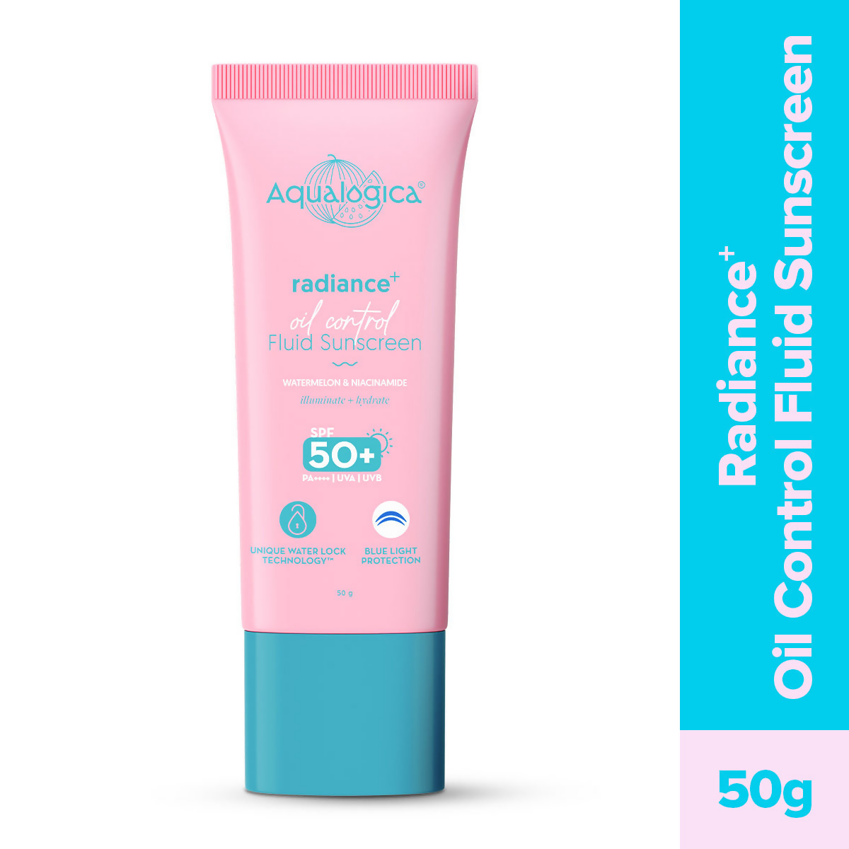Aqualogica Radiance+ Oil Control Fluid Sunscreen SPF50+ PA++++