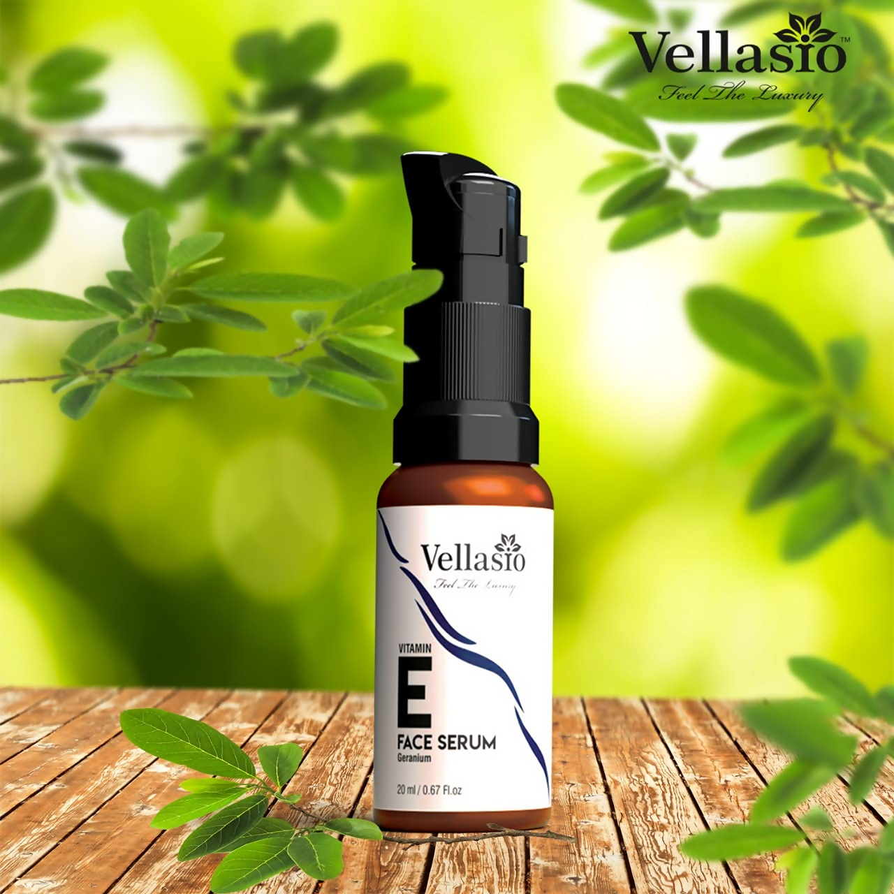 Vellasio Vitamin E Face Serum, Nourished Soft & Glow Skin