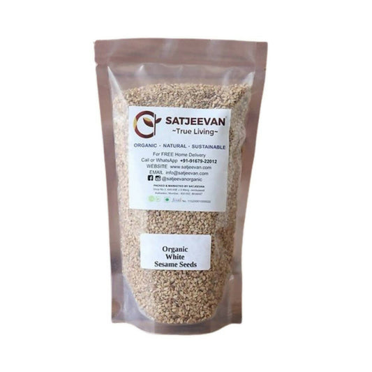 Satjeevan Organic White Sesame Seeds