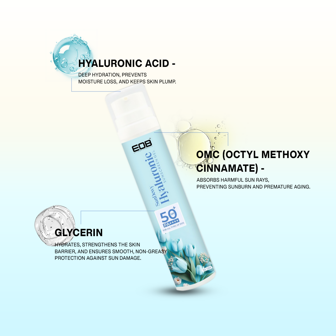 EOB SPF 50 PA+++ Mineral Sunscreen Gel