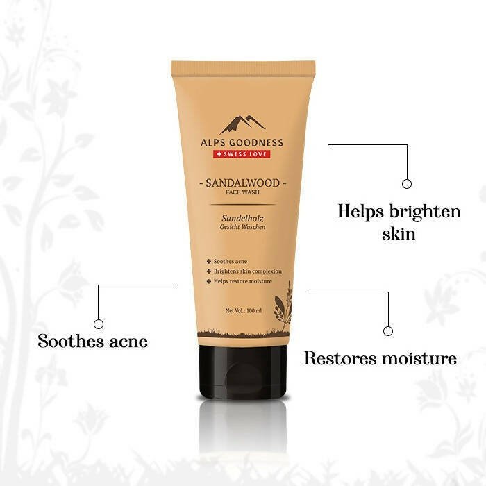 Alps Goodness Sandalwood Face Wash - DrMediCart