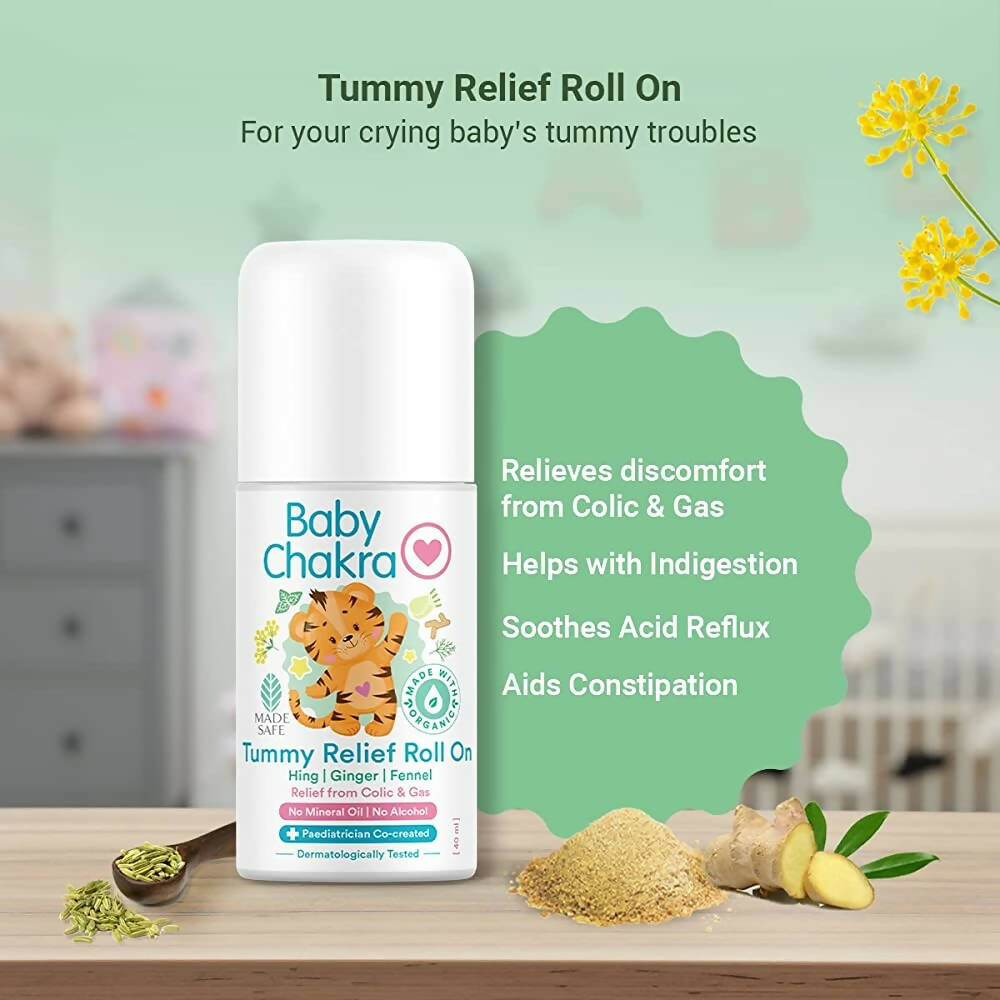 BabyChakra Tummy Relief Roll On & After Bite Roll on Combo