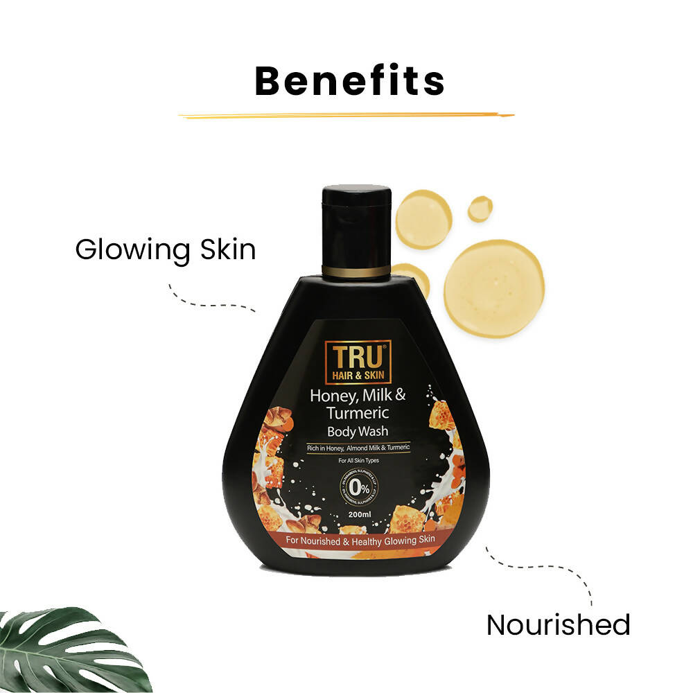 Tru Hair & Skin Honey, Milk & Turmeric Body Wash - Drmedicart