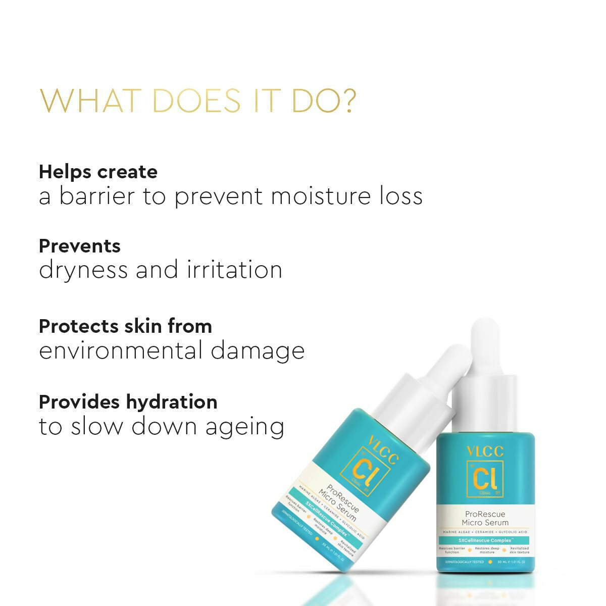 Buy VLCC Clinic ProRescue Micro Serum from DrMediCart, Ship from India to USA