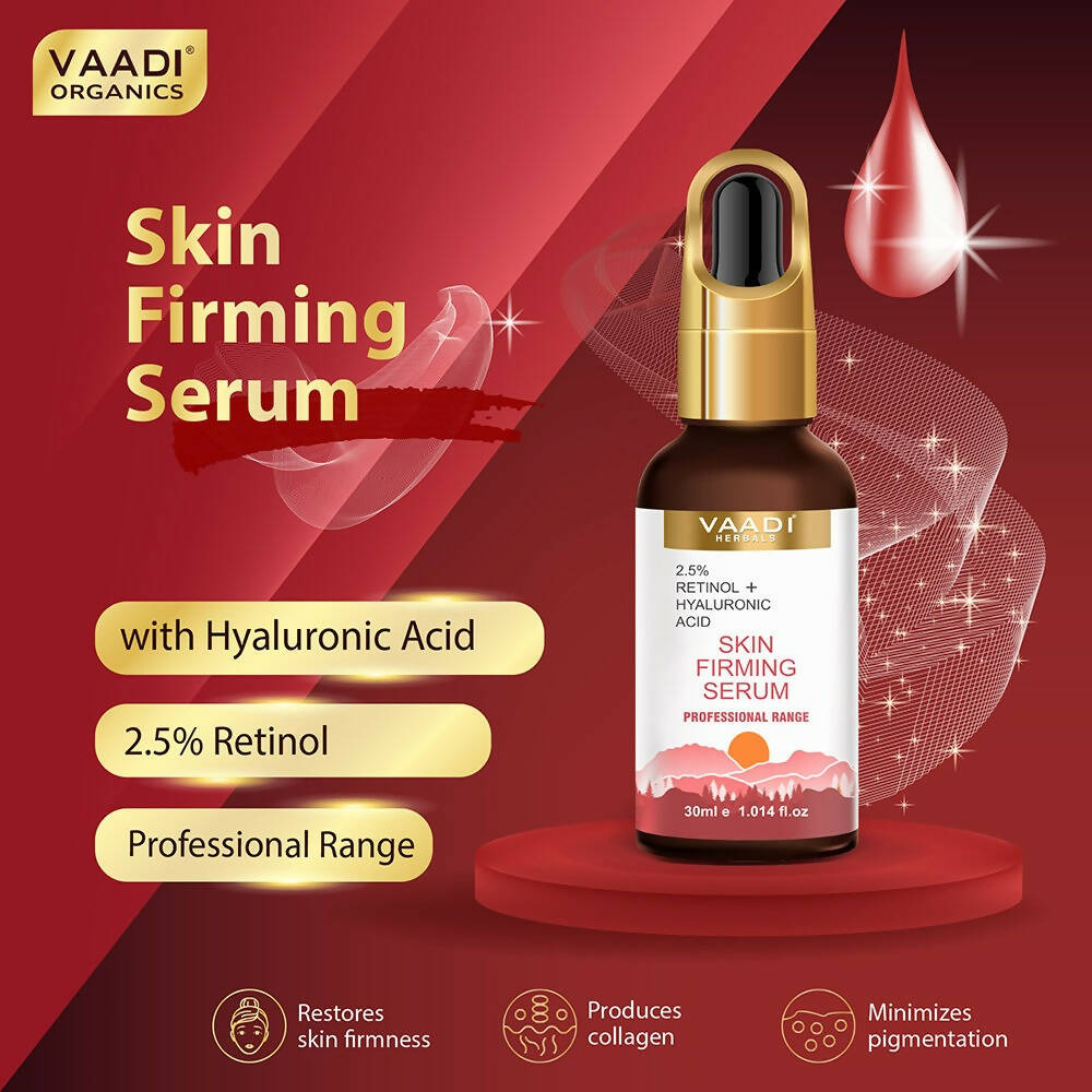 Vaadi Herbals Skin Firming Serum With 2.5% Retinol & Hyaluronic Acid - Drmedicart