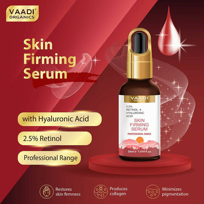 Vaadi Herbals Skin Firming Serum With 2.5% Retinol & Hyaluronic Acid - Drmedicart