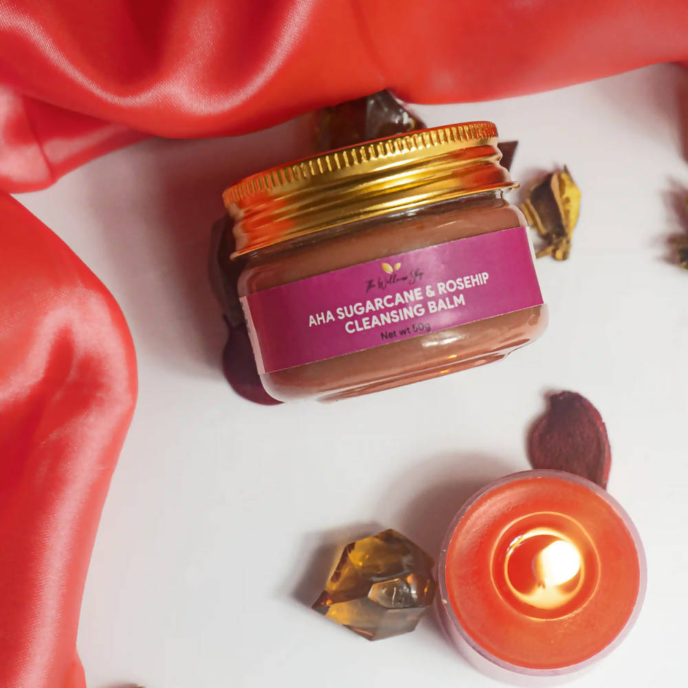 The Wellness Shop Aha Sugarcane And Rosehip Cleansing Balm