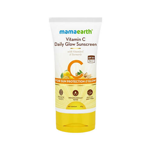 Buy Mamaearth Vitamin C Daily Glow Sunscreen for Sun Protection & Glow from DrMediCart, Ship from India to USA