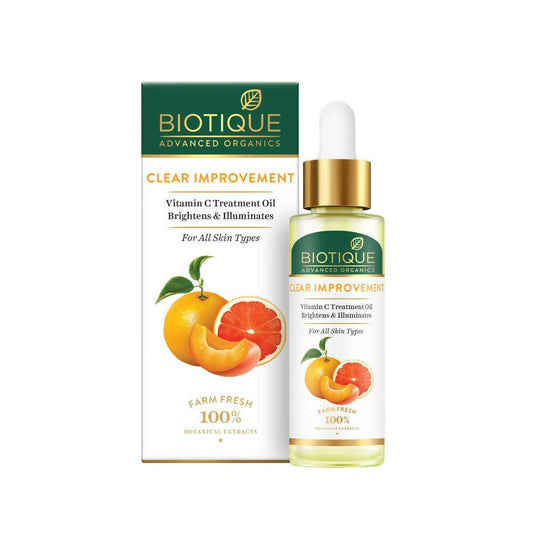 Buy Biotique Advanced Organics Clear Improvement Vitamin C Treatment Oil from DrMediCart, Ship from India to USA