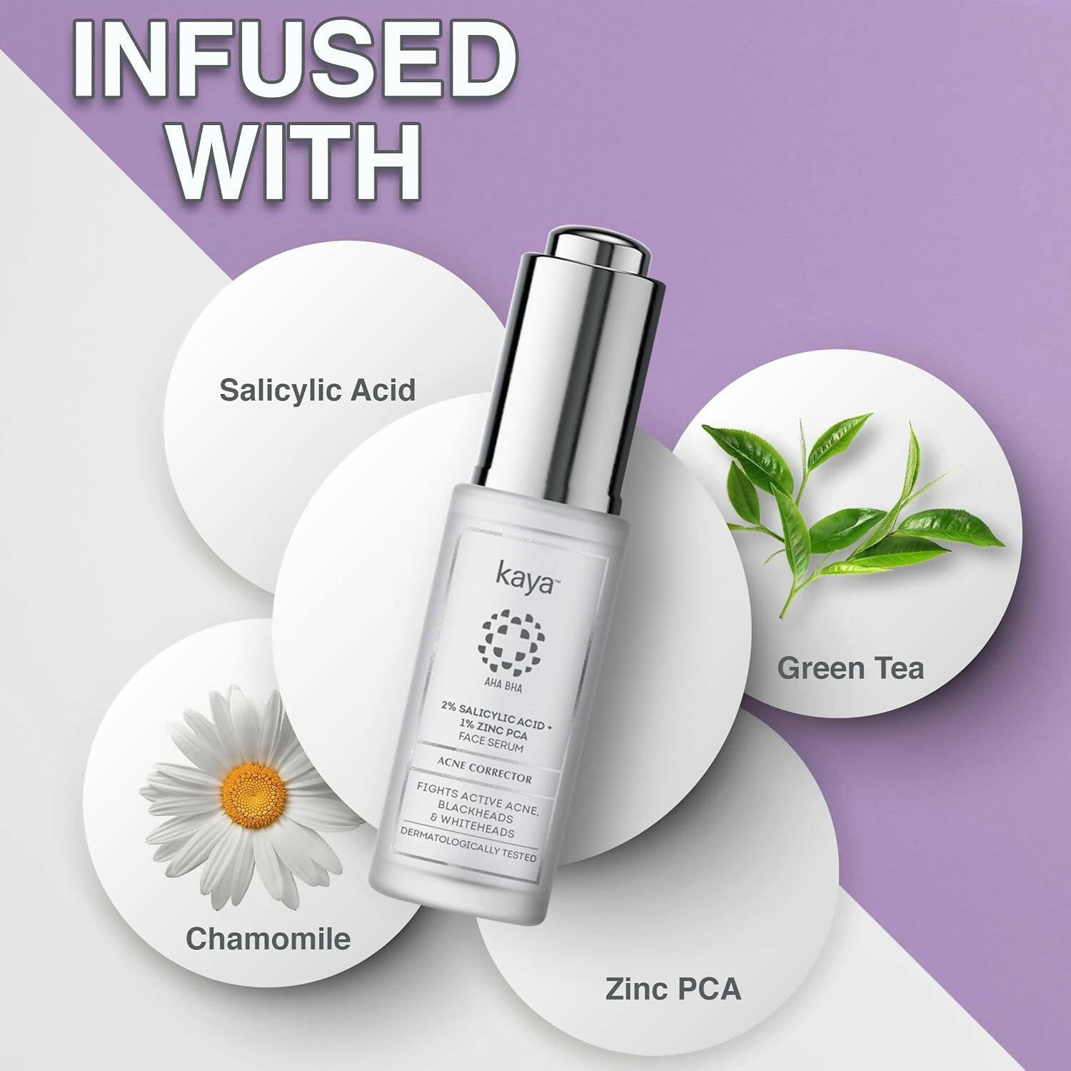 Buy Kaya 2% Salicylic Acid + 1% Zinc PCA Face Serum from DrMediCart, Ship from India to USA