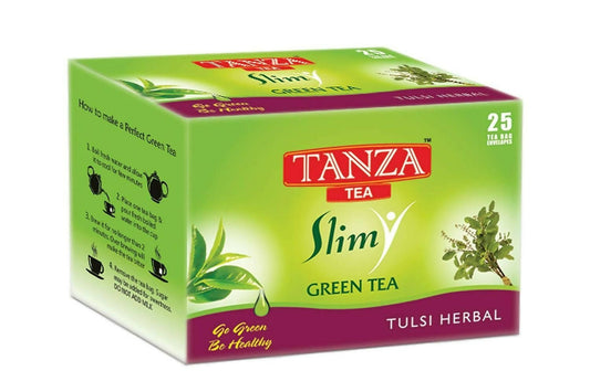Buy Tanza Tea Slim Green Tea Bags Tulsi Herbal from DrMediCart