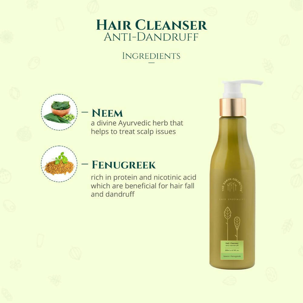 The Earth Collective Hair Cleanser - Anti-Dandruff - Drmedicart