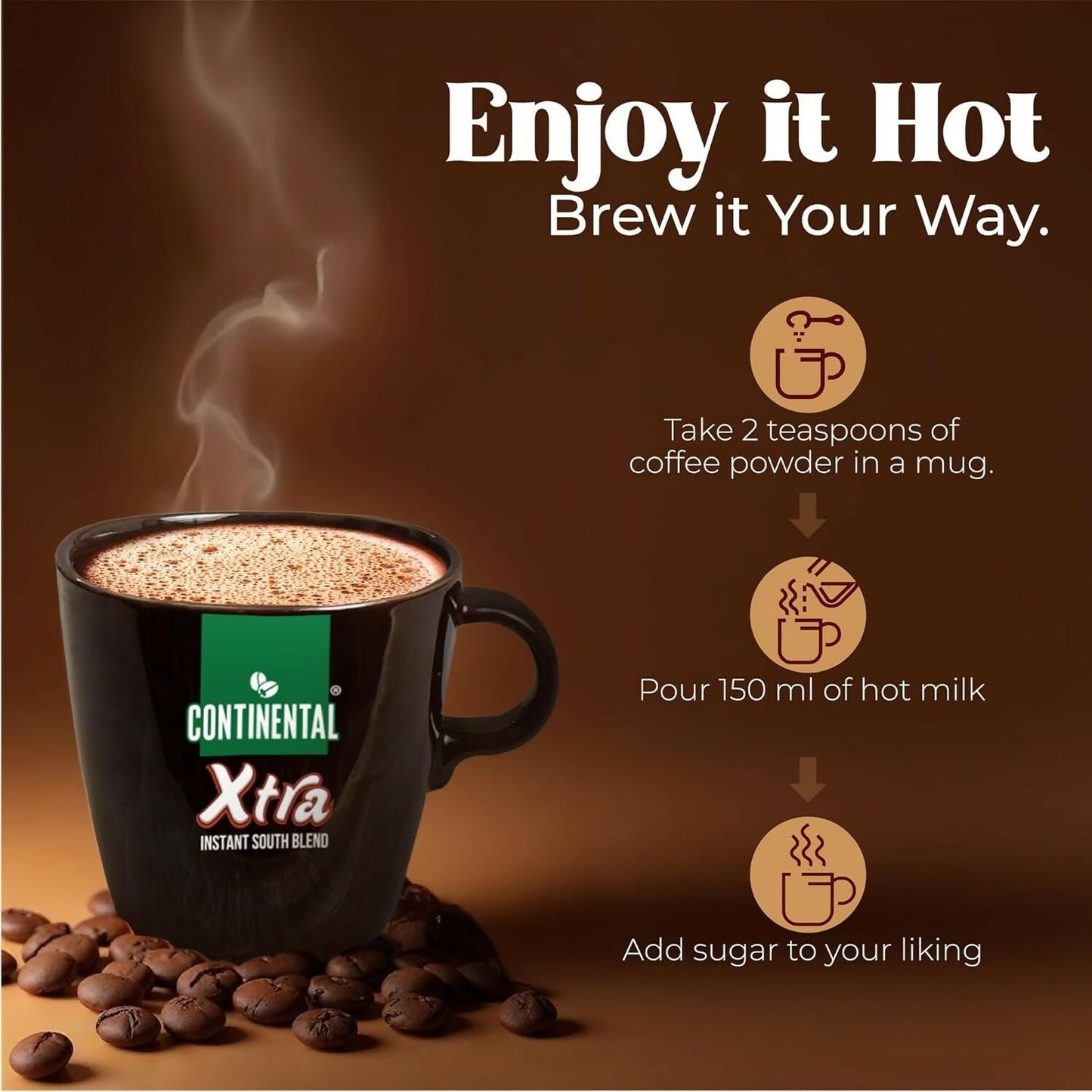Continental Coffee XTRA Instant Coffee