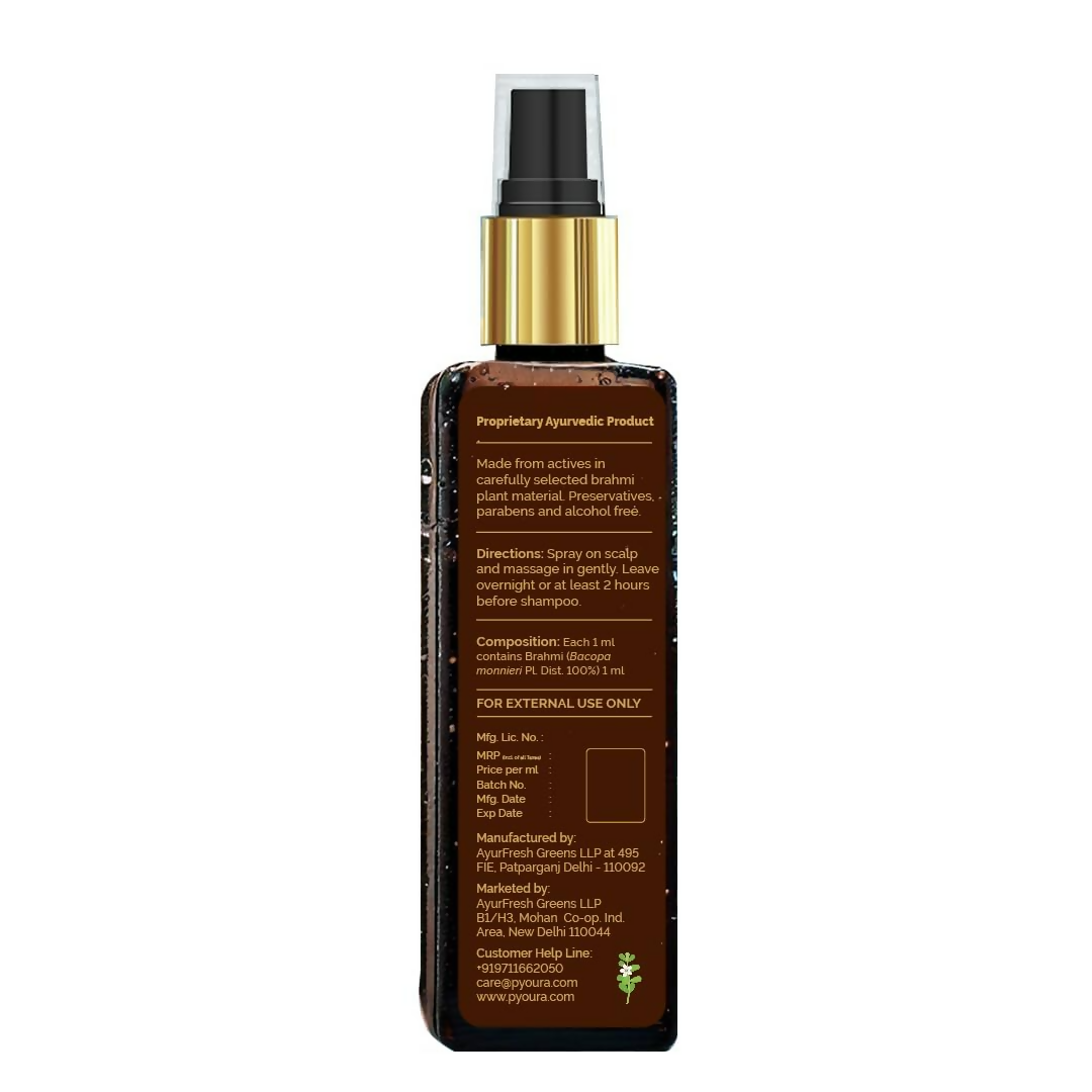 Pyoura Brahmi Non-Oily Hair Spray Serum Mist Natural Conditioner