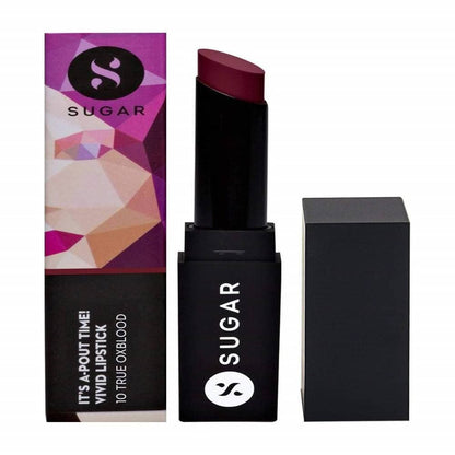 Sugar It's A-Pout Time! Vivid Lipstick - True Oxblood (Burgundy Red) - DrMediCart