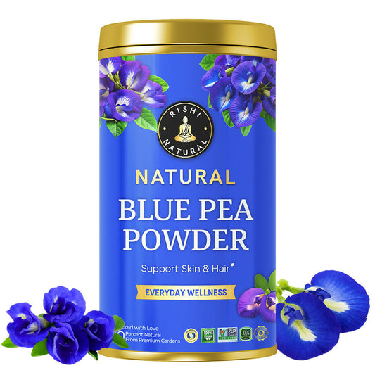Rishi Natural Blue Pea Powder - For Hair Growth