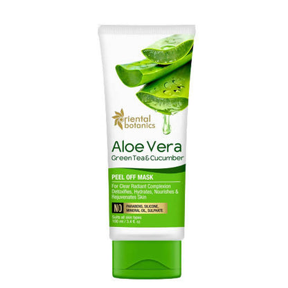 Buy Oriental Botanics Aloe Vera Green Tea & Cucumber Peel Off Mask from DrMediCart, Ship from India to USA
