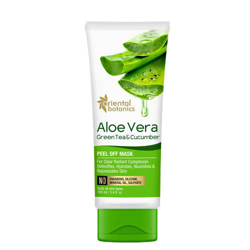 Buy Oriental Botanics Aloe Vera Green Tea & Cucumber Peel Off Mask from DrMediCart, Ship from India to USA