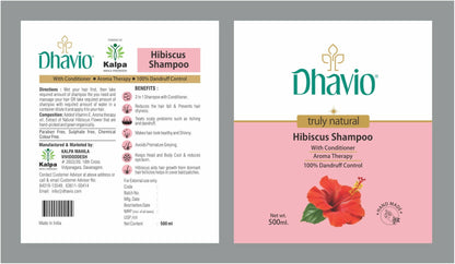Dhavio Hibiscus Shampoo