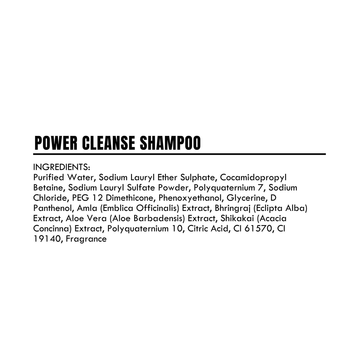 Detoxie Power Cleanse Shampoo