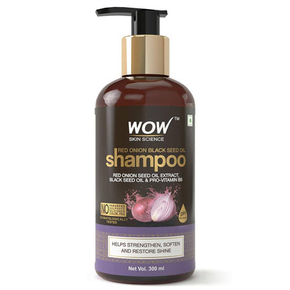 Buy Wow Skin Science Red Onion Black Seed Oil Shampoo from DrMediCart, Ship from India to USA