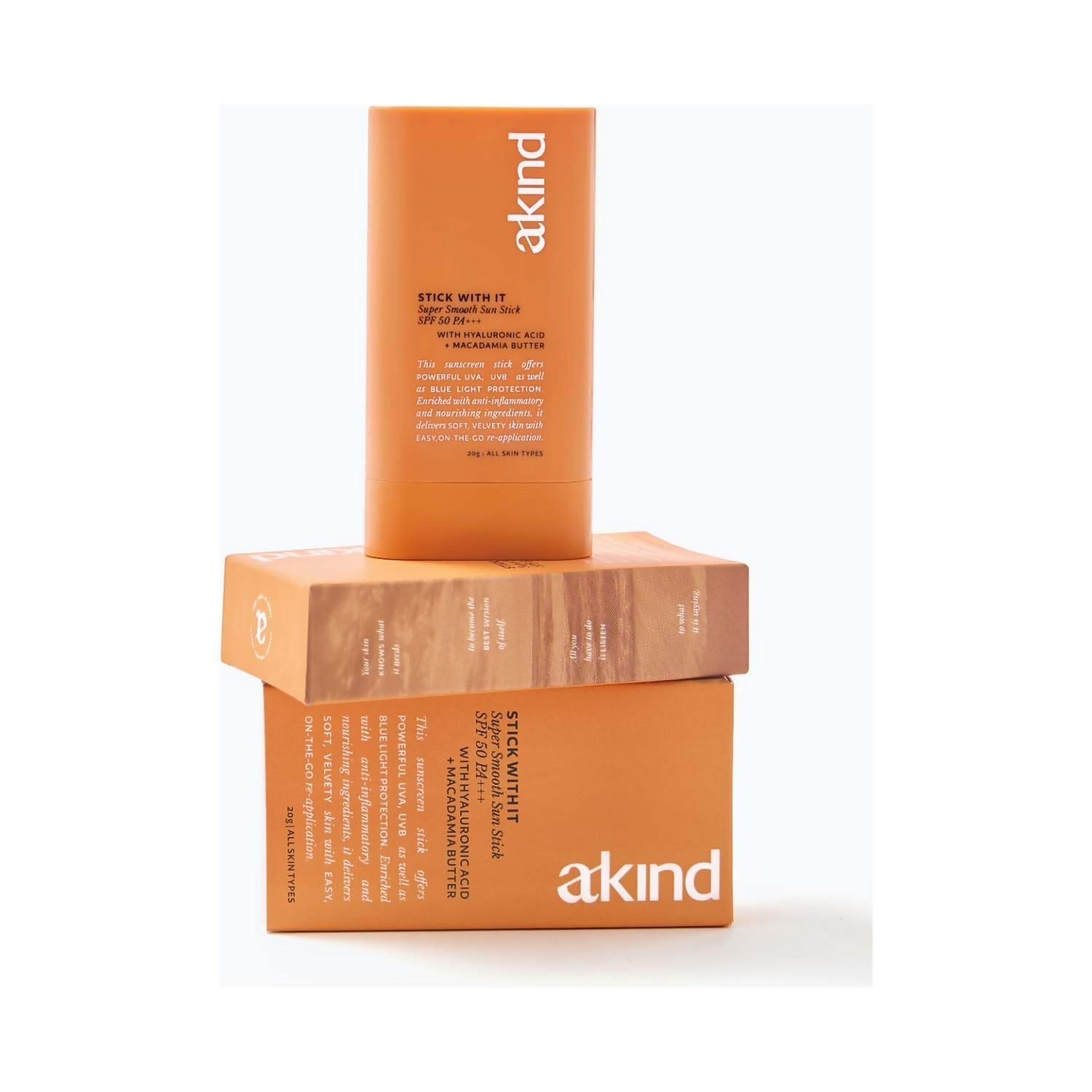 Akind Stick With It Super Smooth Sun Stick SPF 50 PA+++