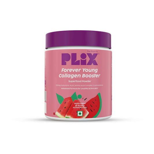 Buy PLIX The Plant Fix Wholefood Forever Young Collagen Builder Powder for Skin - Watermelon from DrMediCart, Ship from India to USA