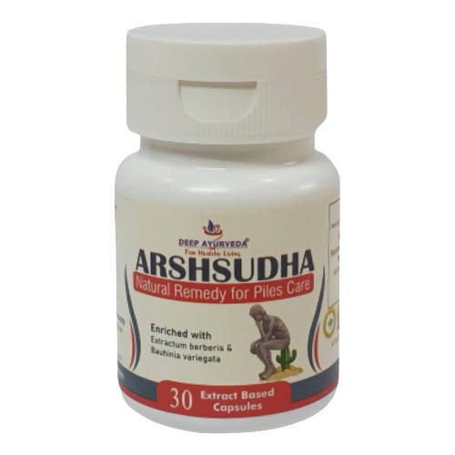 Buy Deep Ayurveda Arshsudha 500mg Vegan Capsules from DrMediCart, Ship from India to USA