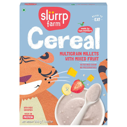 Slurrp Farm Multigrain Millets with Mixed Fruits Cereal For Kids
