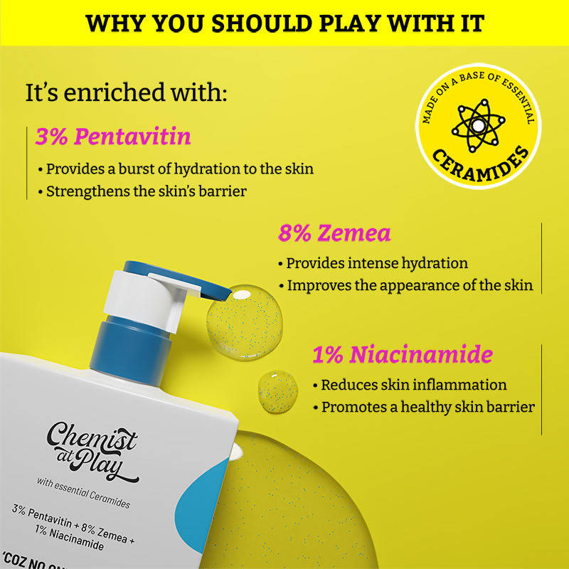 Chemist At Play Hydrating Body Wash with Hyaluronic Acid & Coconut Oil for Intense Hydration