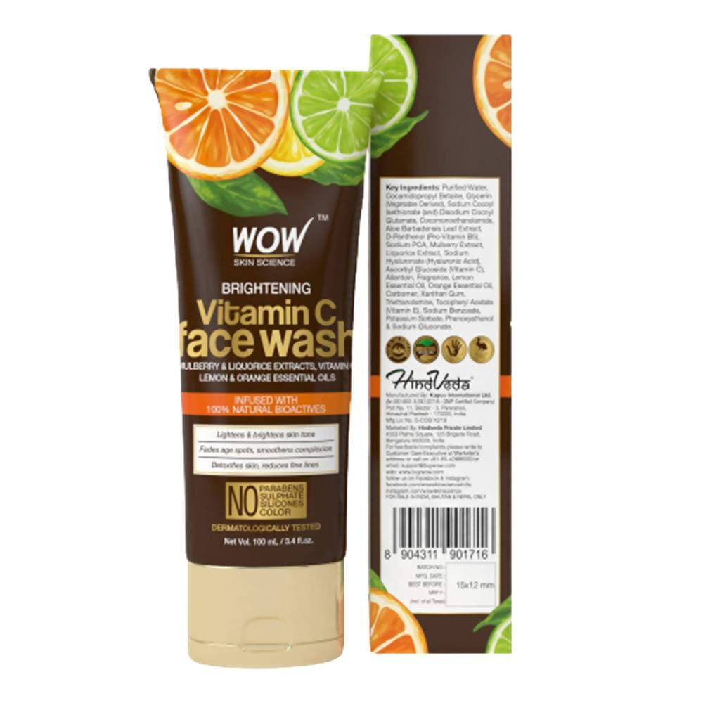 Wow Skin Science Brightening Vitamin C Face Wash - Drmedicart