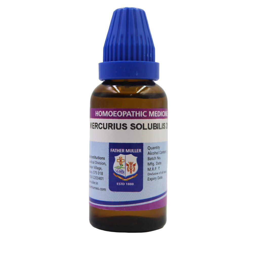 Father Muller Mercurius Solubilis Dilution