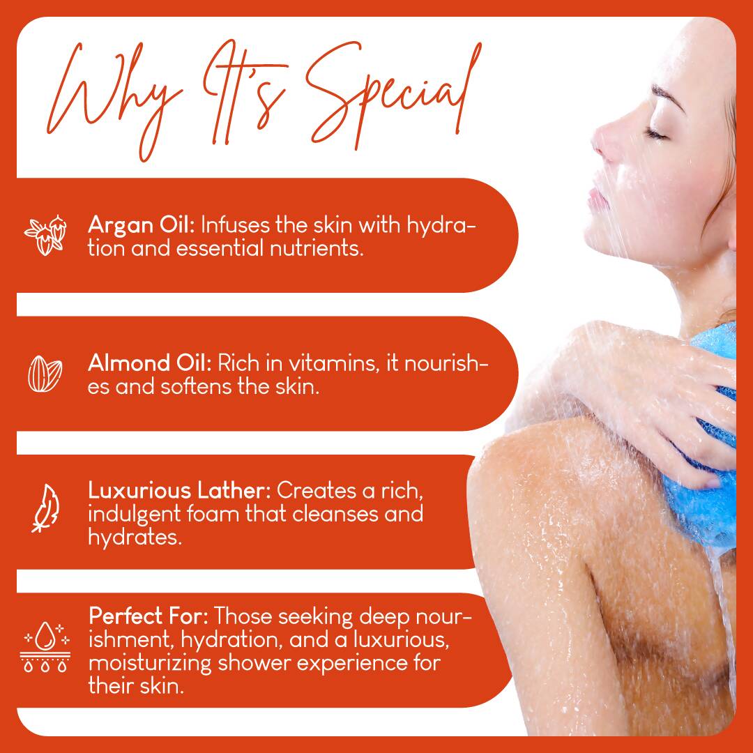 careberry argan almond oil shower gel buy in usa