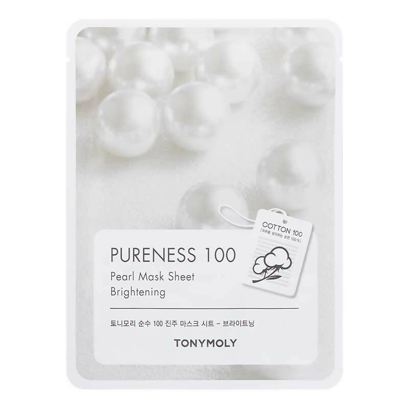 Tonymoly Pureness 100 Pearl Mask Sheet Brightening - Korean Skincare