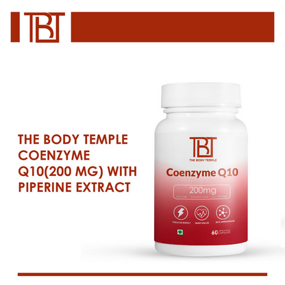 The Body Temple Coenzyme Q10 200 mg For Heart Health Capsules